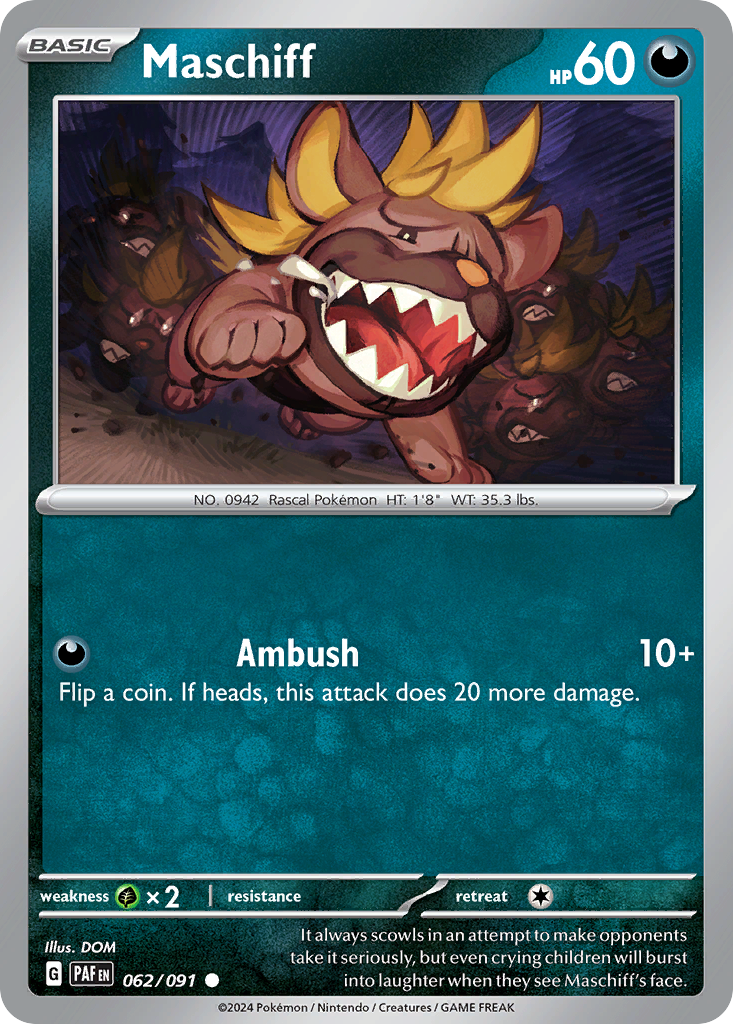 Maschiff - Scarlet & Violet Black Star Promos #071