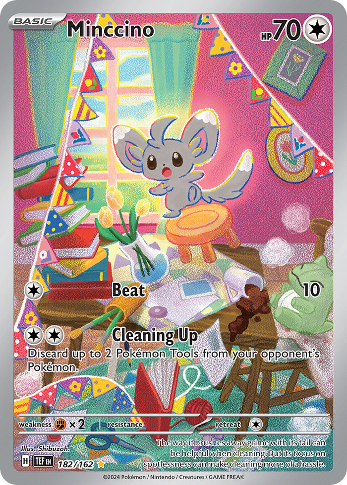Pokemon Minccino Temporal Forces 182 Img (3676) R1 C1