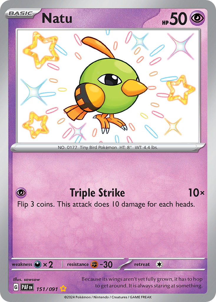 Natu - Paldean Fates #151