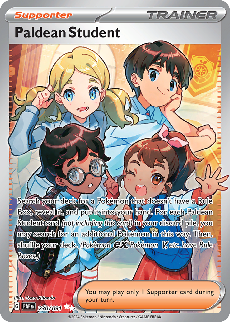 Pokemon Paldean Student Paldean Fates 230 Img (3621) R3 C2