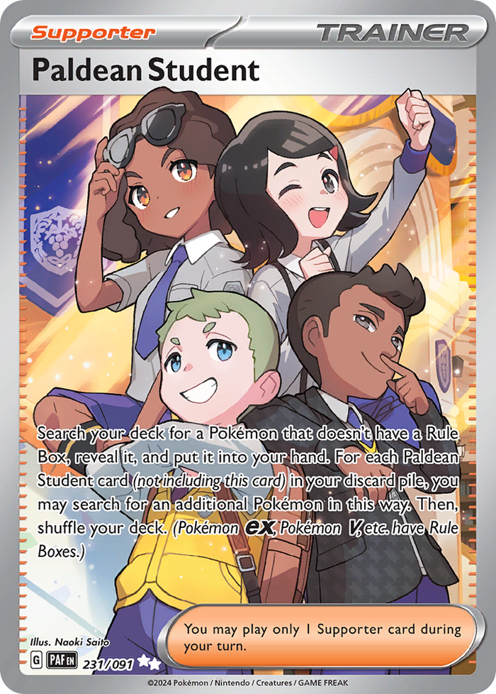 Pokemon Paldean Student Paldean Fates 231 Img (3622) R1 C3