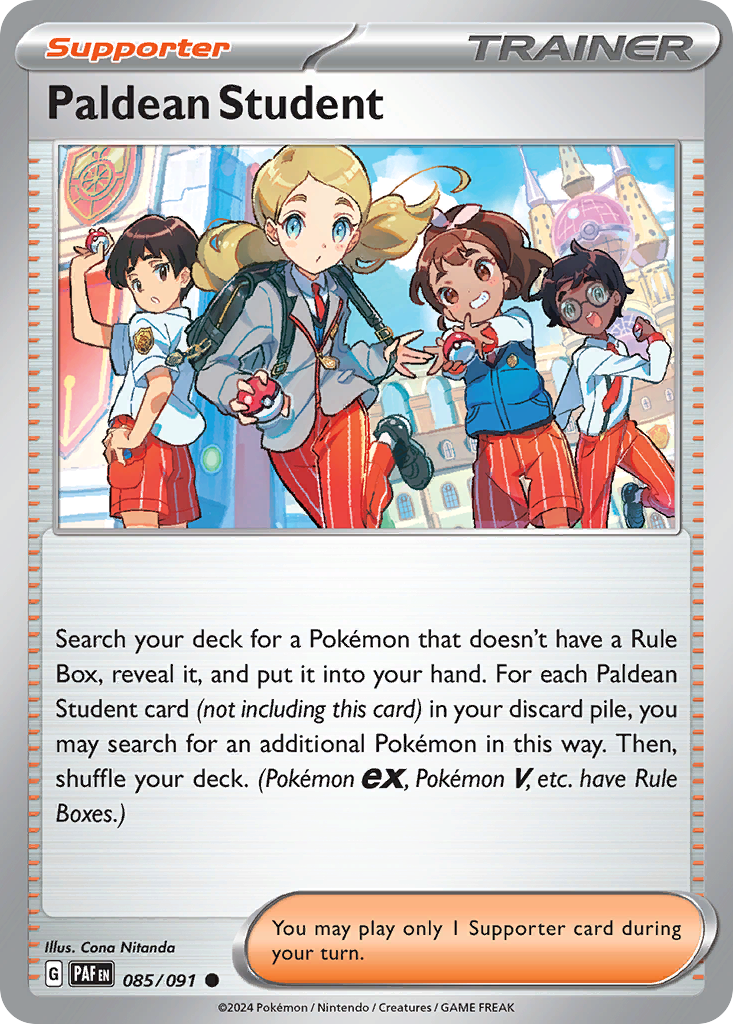 Paldean Student - Paldean Fates #85