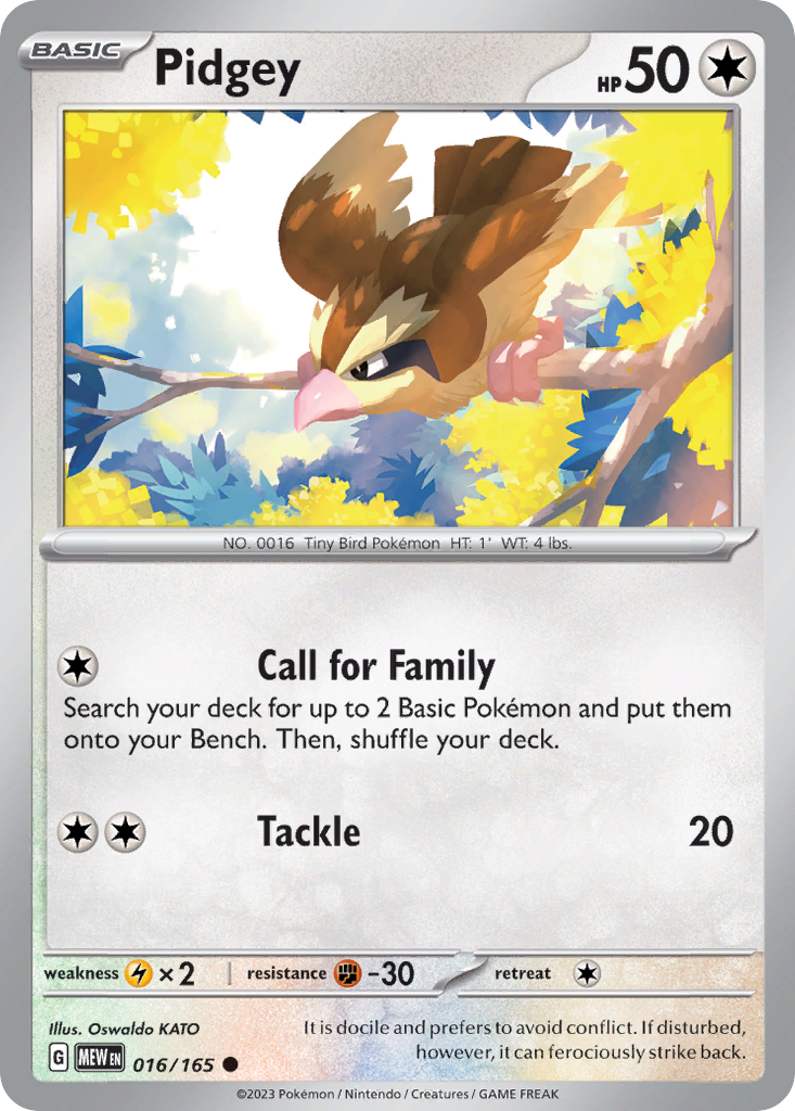 Pidgey - 151 #16