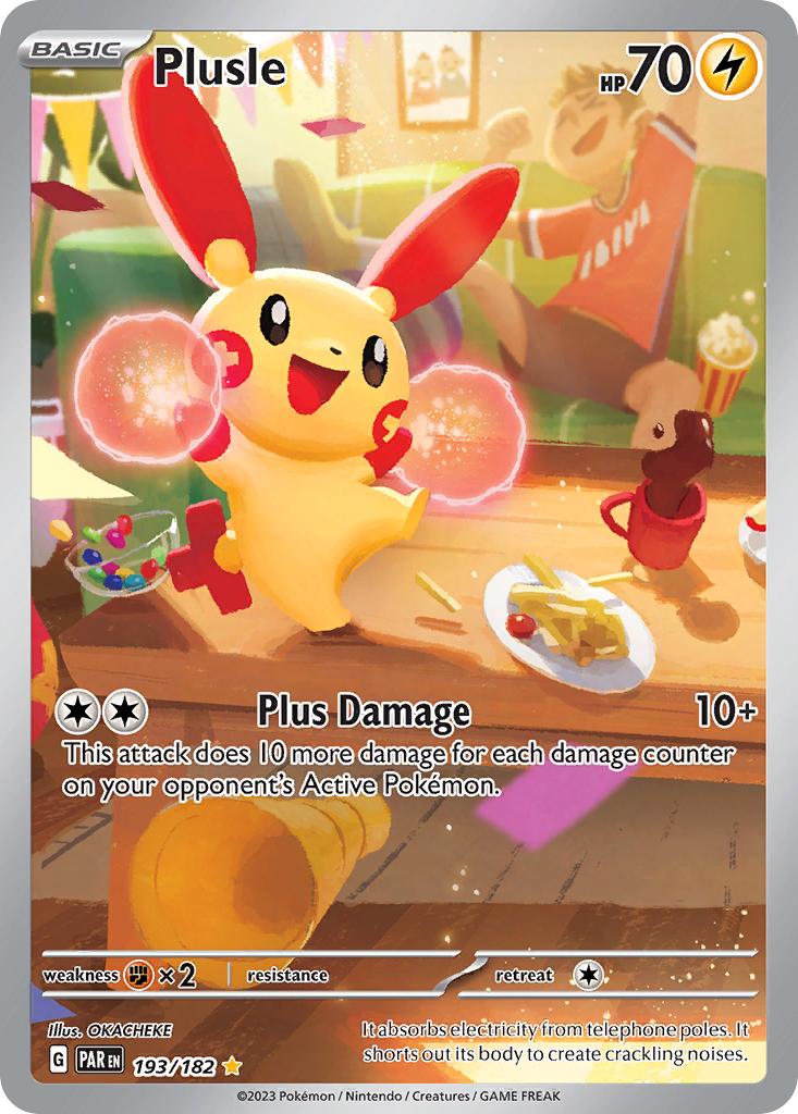Pokemon Plusle Paradox Rift 193 Img (3664) R2 C2