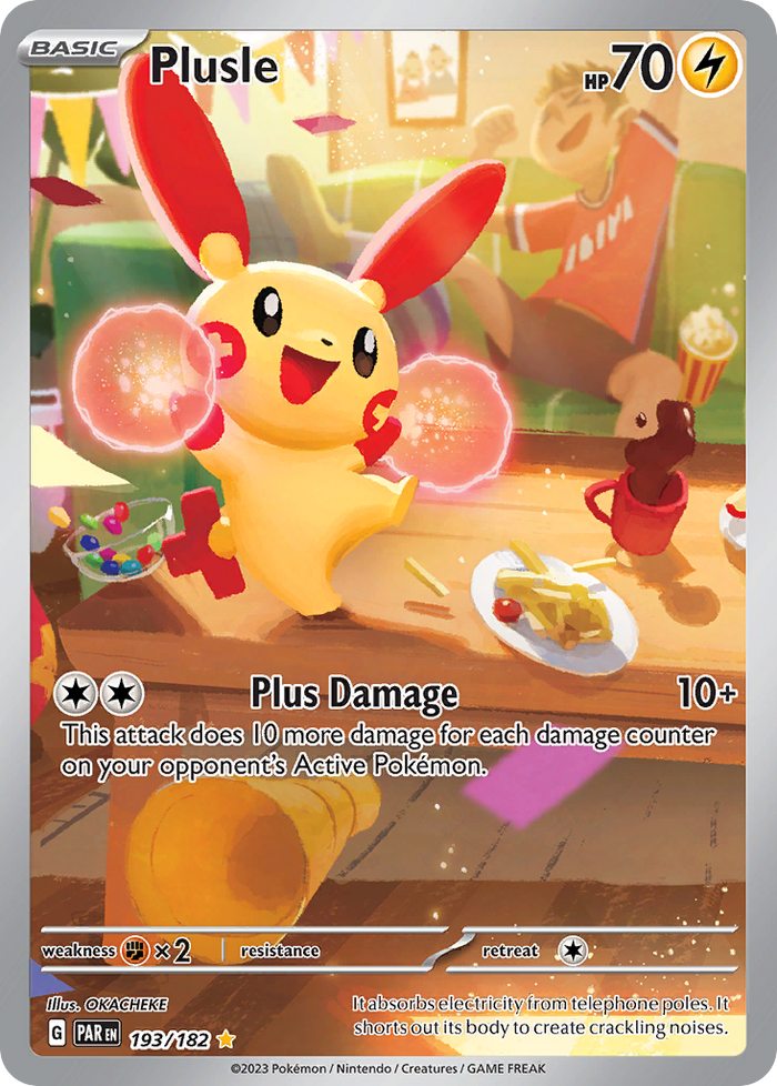 Pokemon Plusle Paradox Rift 193 Img (3664) R2 C2