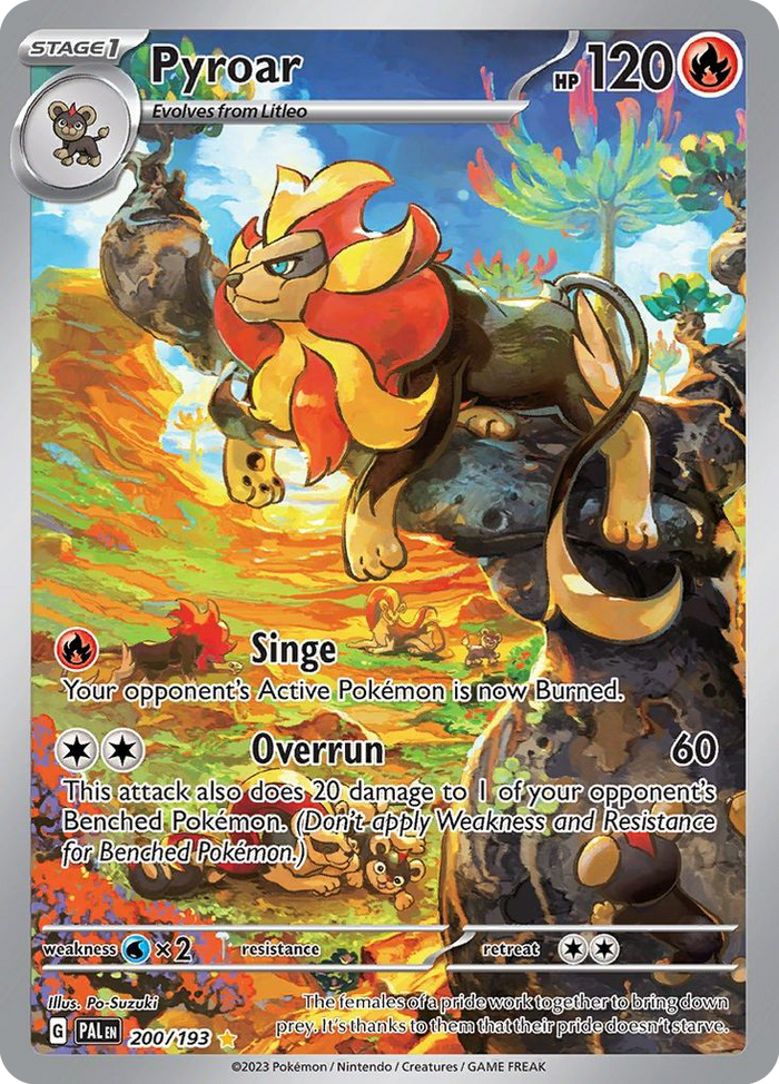 Pyroar - Paldea Evolved #200
