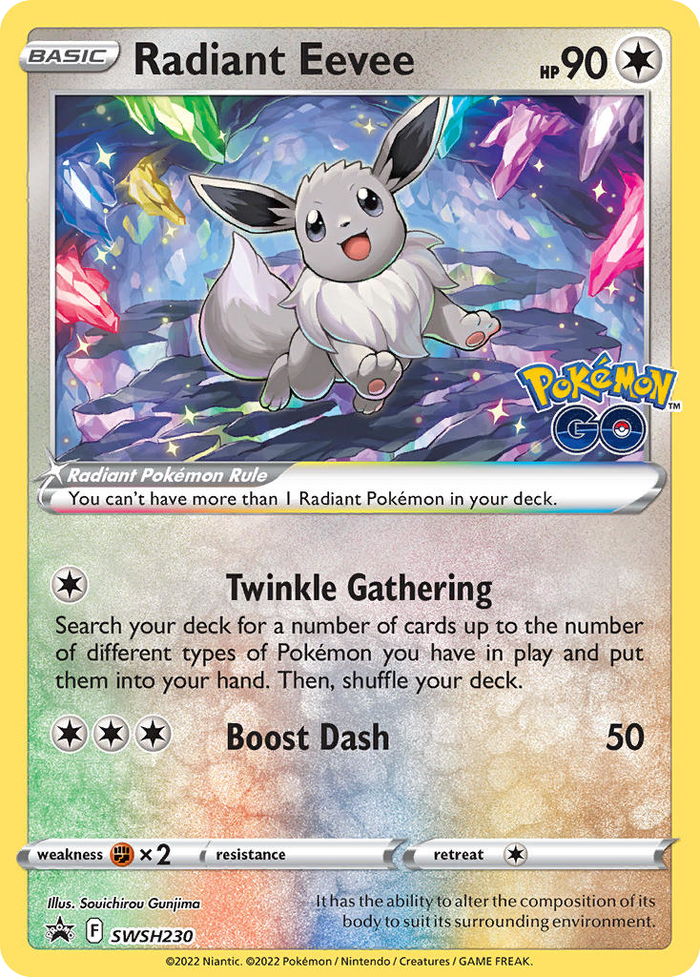 Radiant Eevee - SWSH Black Star Promos #SWSH230