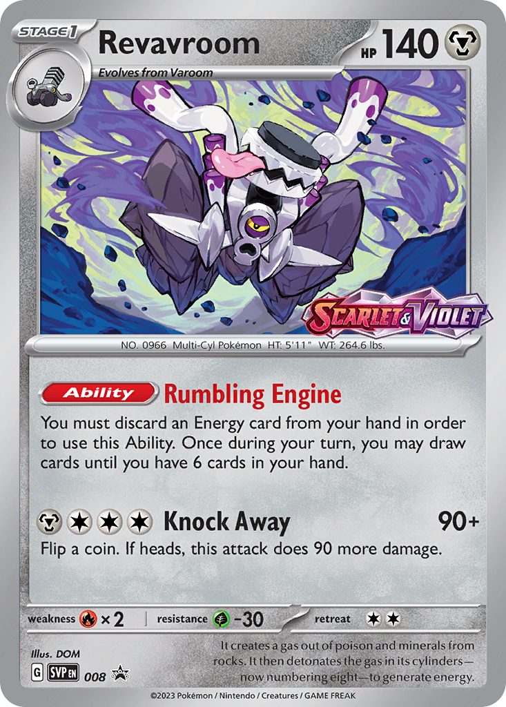 Revavroom ex - Obsidian Flames #216/197 (Engelsk)