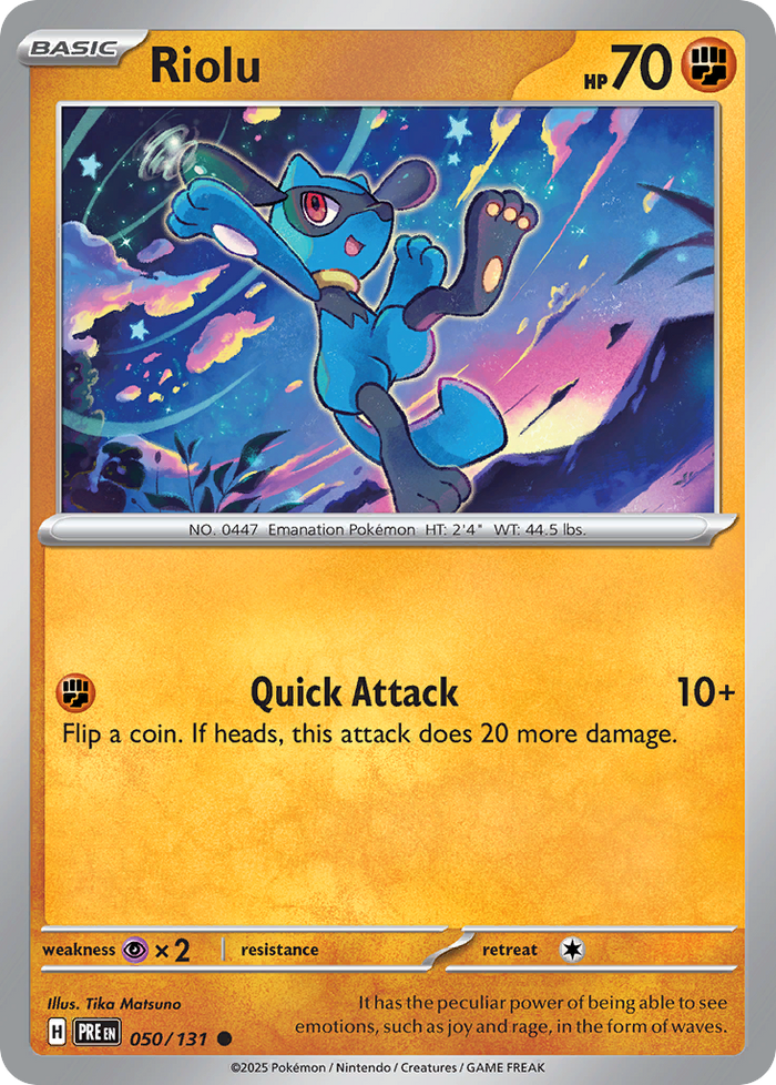 Riolu - Prismatic Evolutions #50
