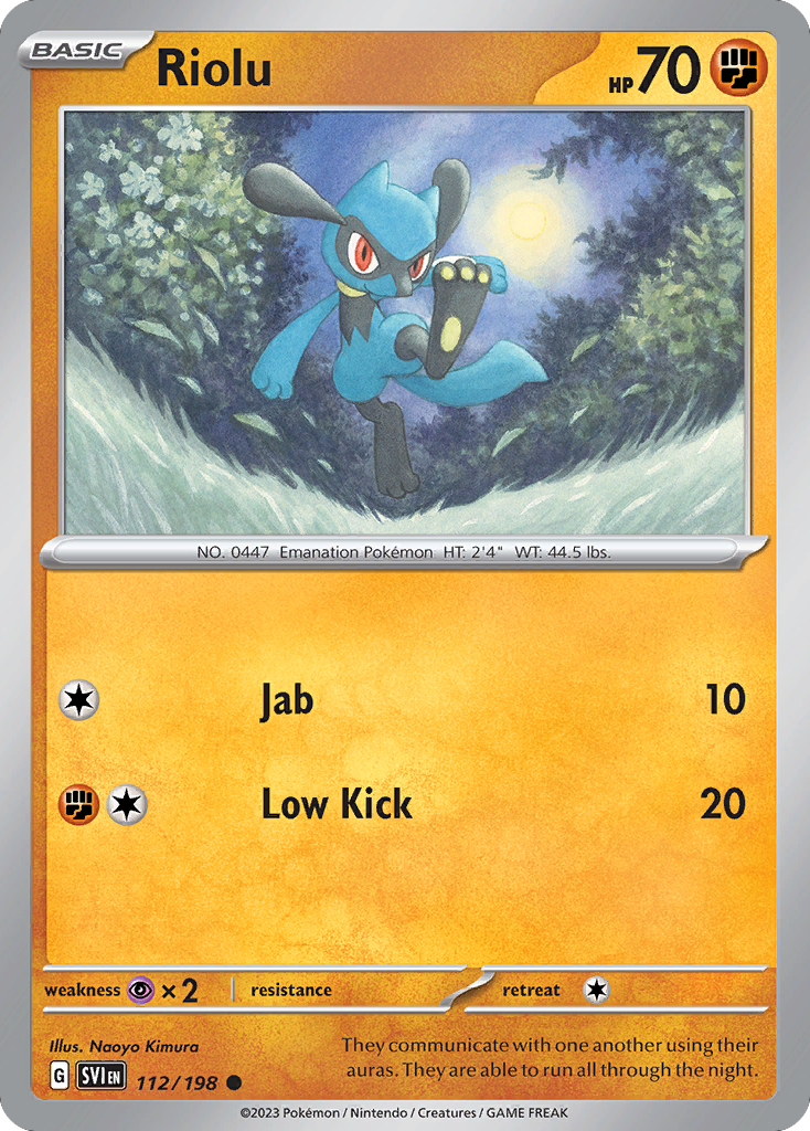 Riolu - Scarlet & Violet #112
