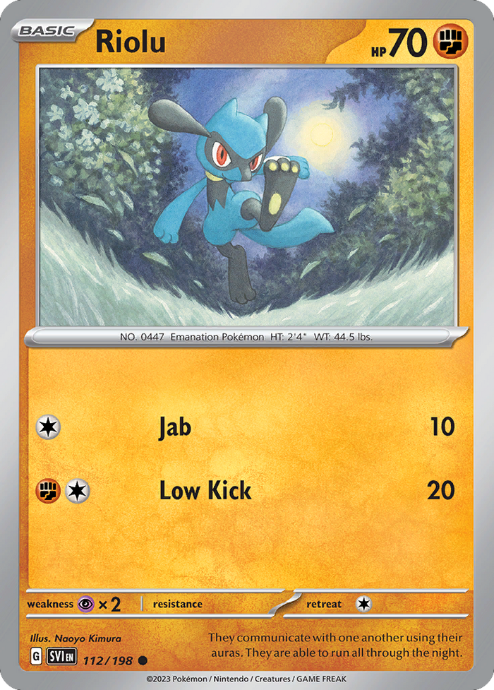 Riolu - Scarlet & Violet #112