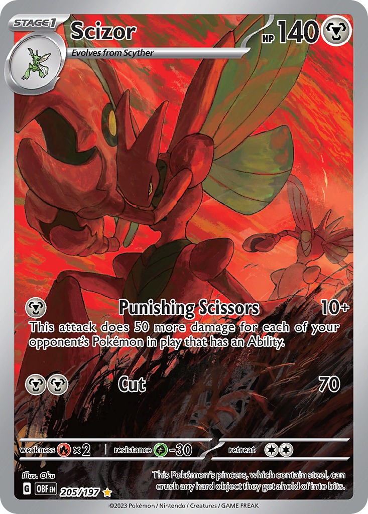 Scizor - Obsidian Flames #205