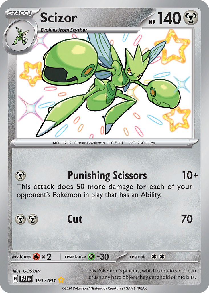 Scizor - Paldean Fates #191