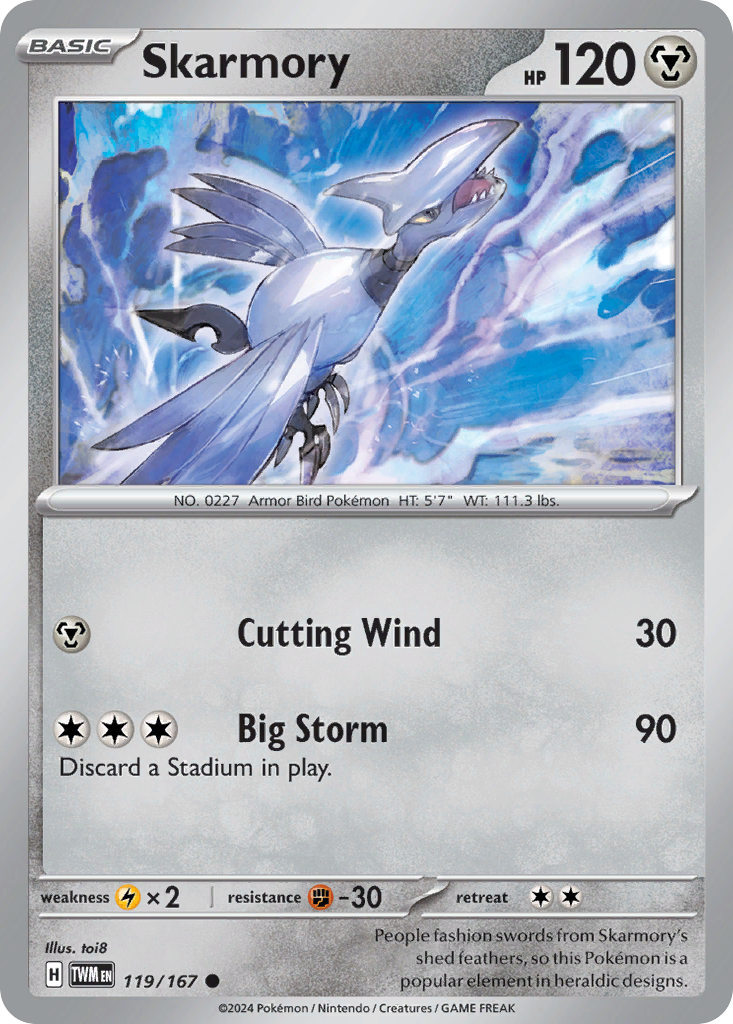 Skarmory - Twilight Masquerade #119