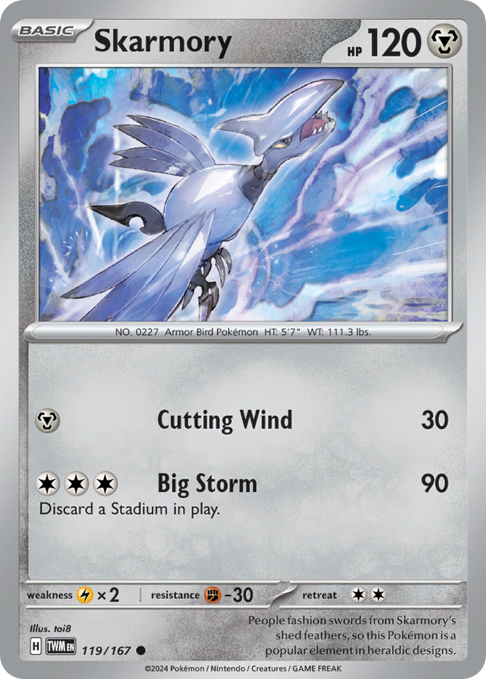 Skarmory - Twilight Masquerade #119