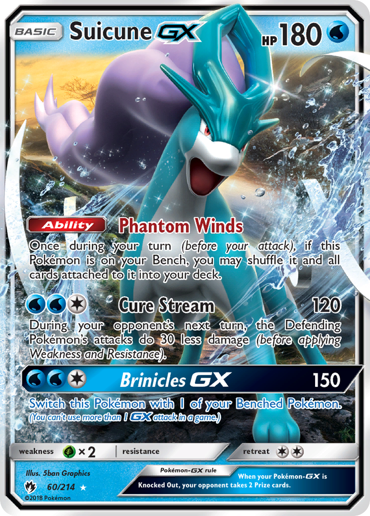 Suicune-GX - Lost Thunder #60
