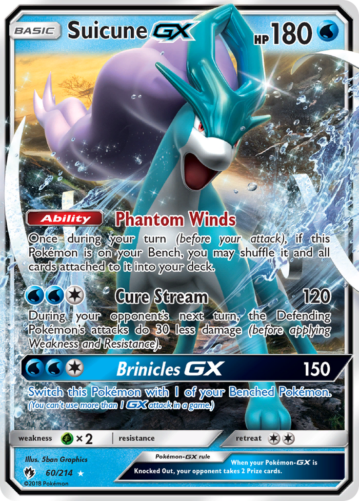 Suicune-GX - Lost Thunder #60