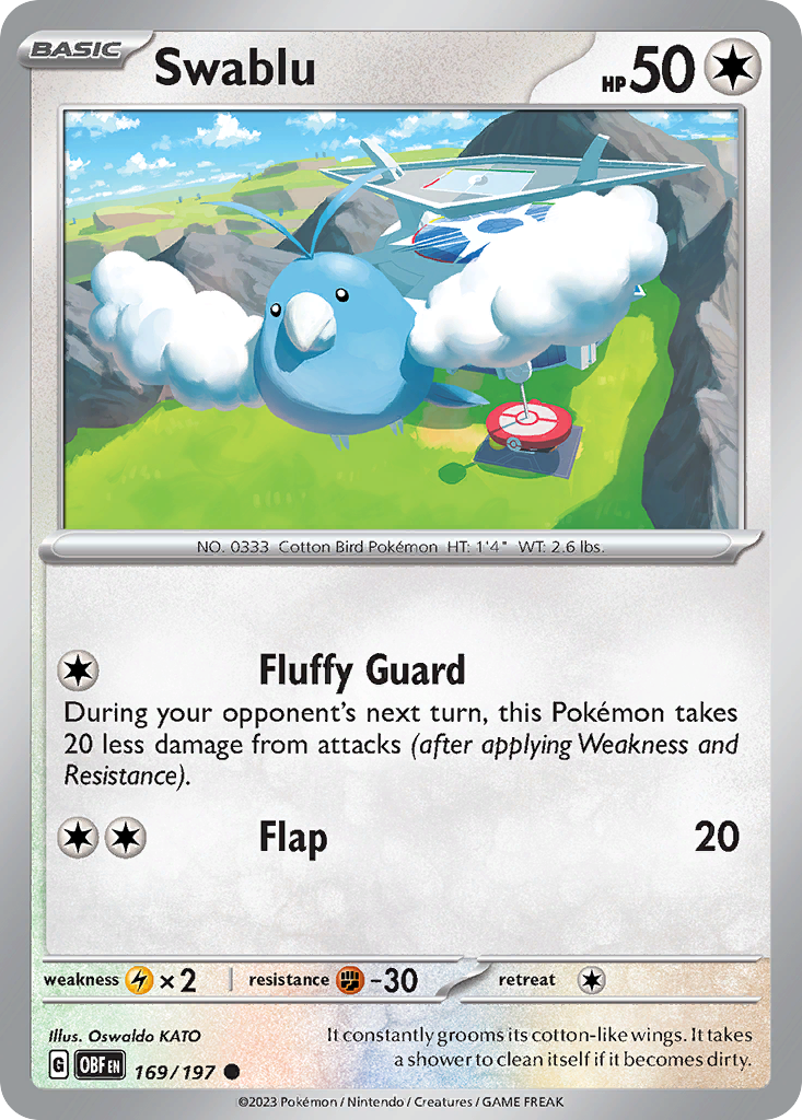 Swablu - Obsidian Flames #169