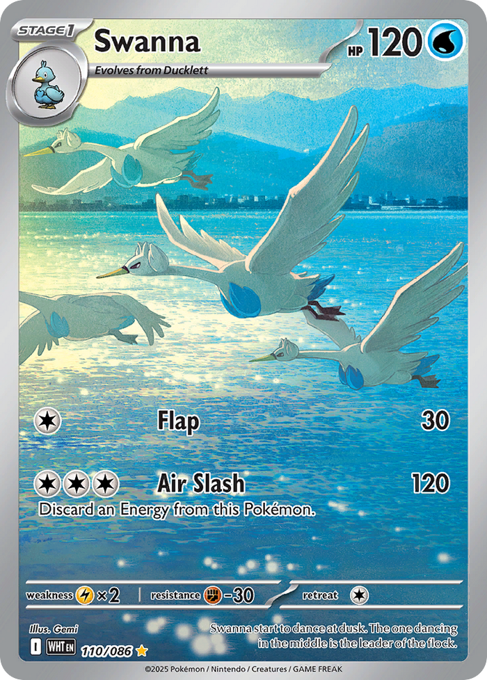 Swanna - White Flare #110