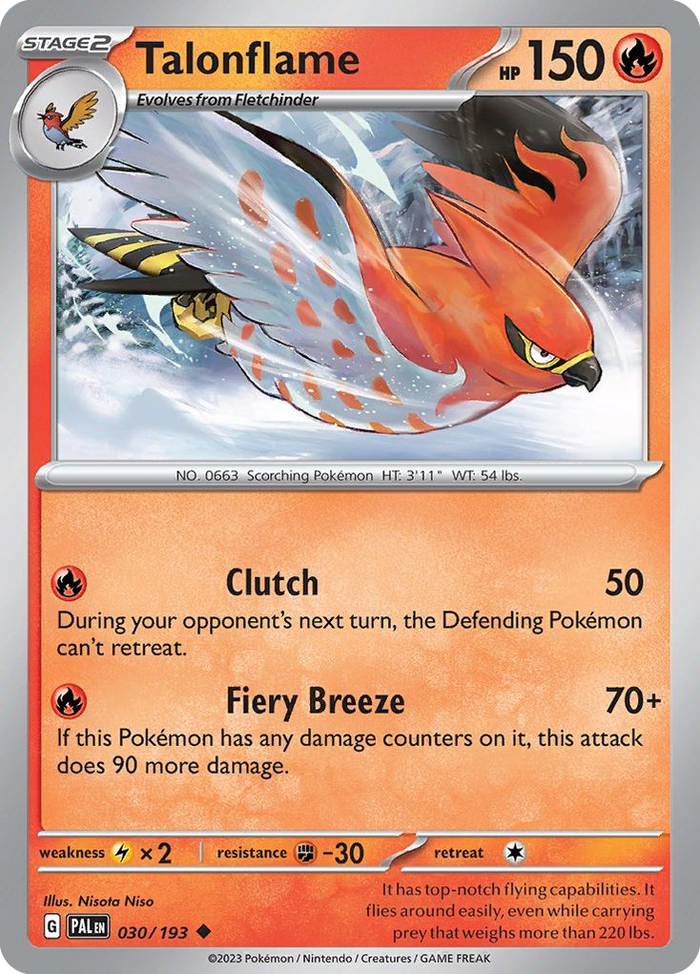 Talonflame - Paldea Evolved #30