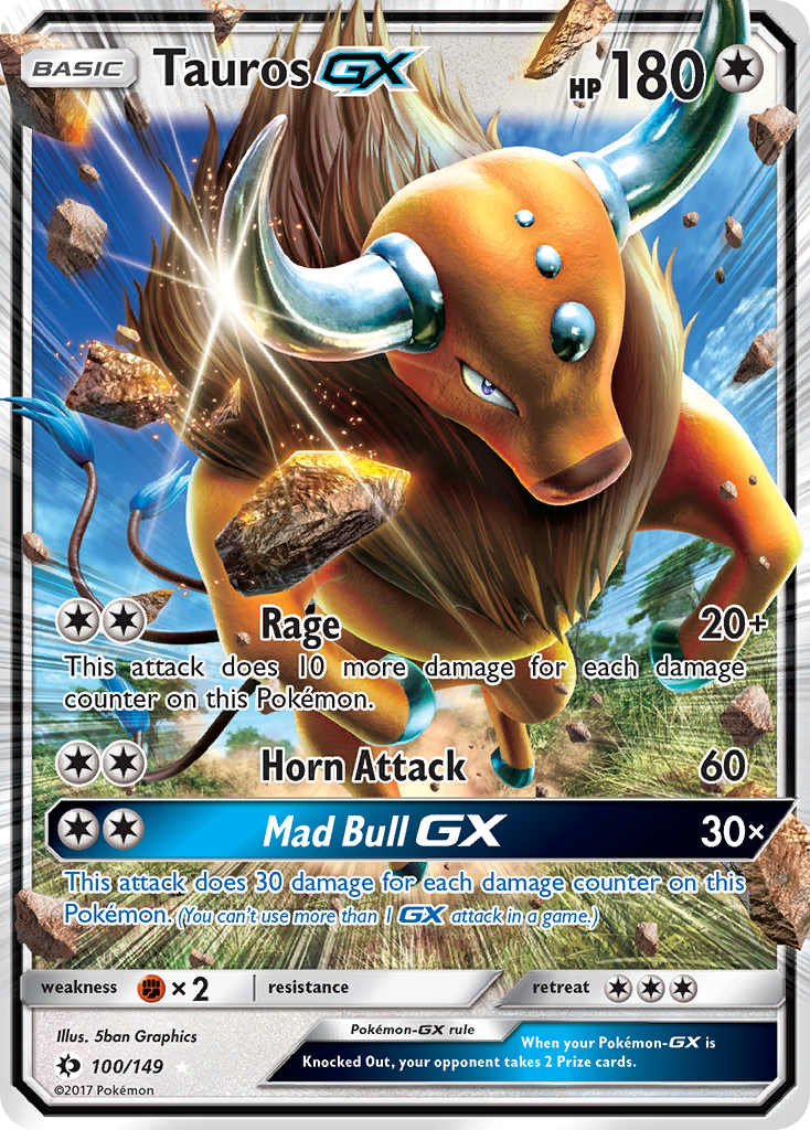 Tauros-GX - Sun & Moon #100
