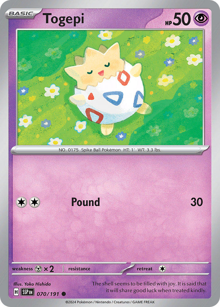 Togepi - Surging Sparks #70