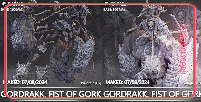 Rafail Megaboss on Maw-krusha Gordrak Fist of Gork