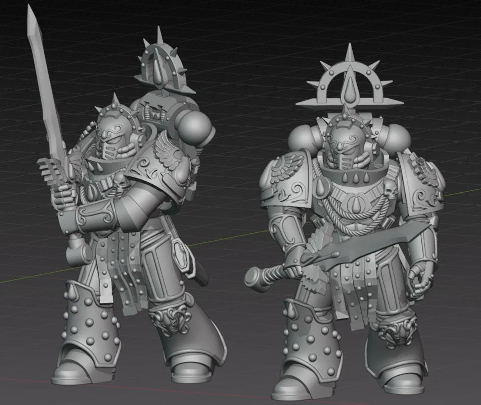 Raldoron, Blood Angel Captain proxy (by LoggyK)